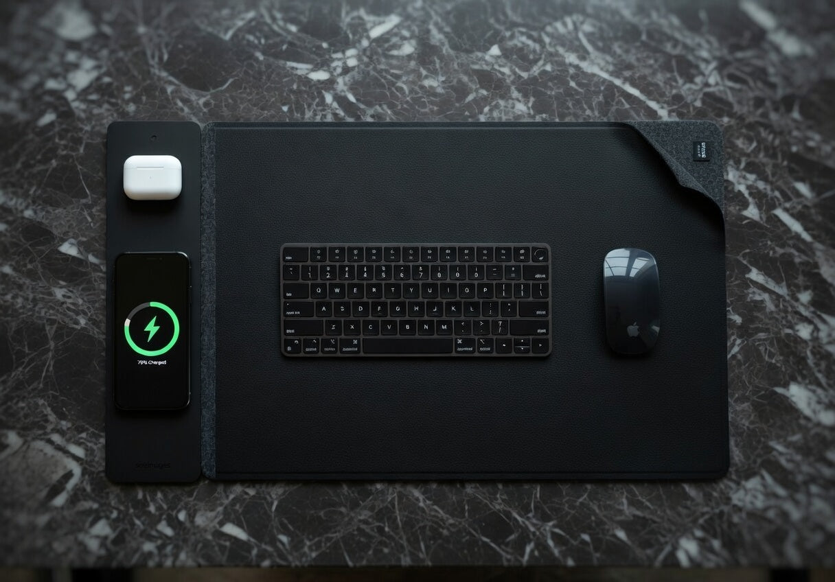 Magnetic Wireless Charging Mouse Pad