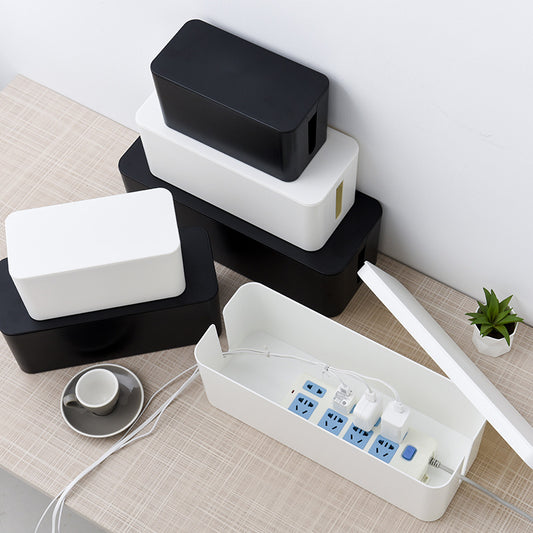 Sleek Power Strip Storage Box