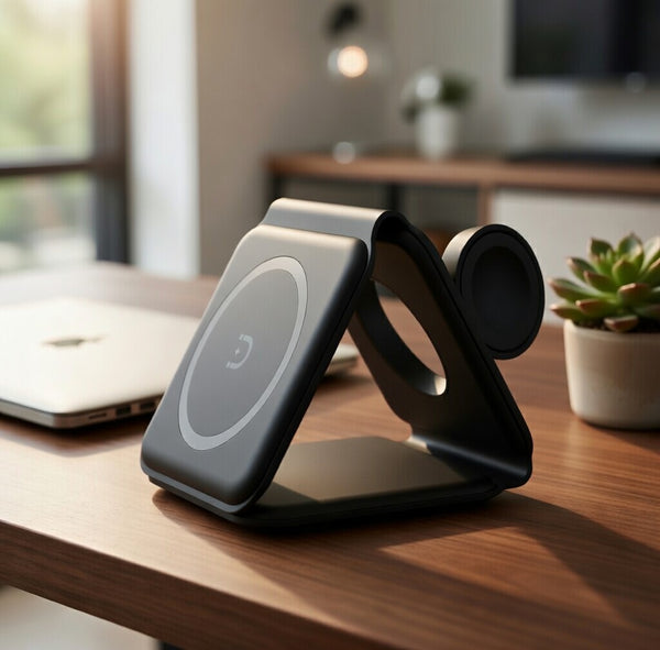 MagCharge Fold — 3-in-1 Magnetic Charging Station